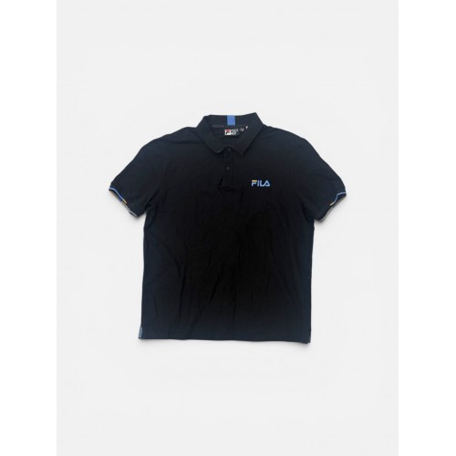 Fila Polo Μαύρο με Μπλε Λεπτομέρειες